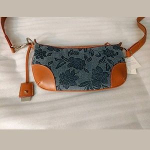 Tommy Hilfiger denim floral Crossbody purse